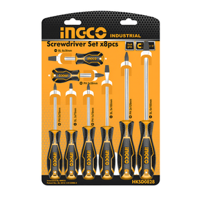 Ingco Screwdrivers Ingco 8 Pieces Screwdriver Set - HKSD0828