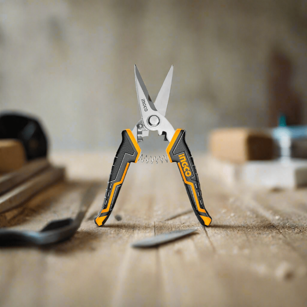 Ingco Hand Saws & Cutting Tools Ingco 8" Stainless Steel Electrician's Scissors – HES0188