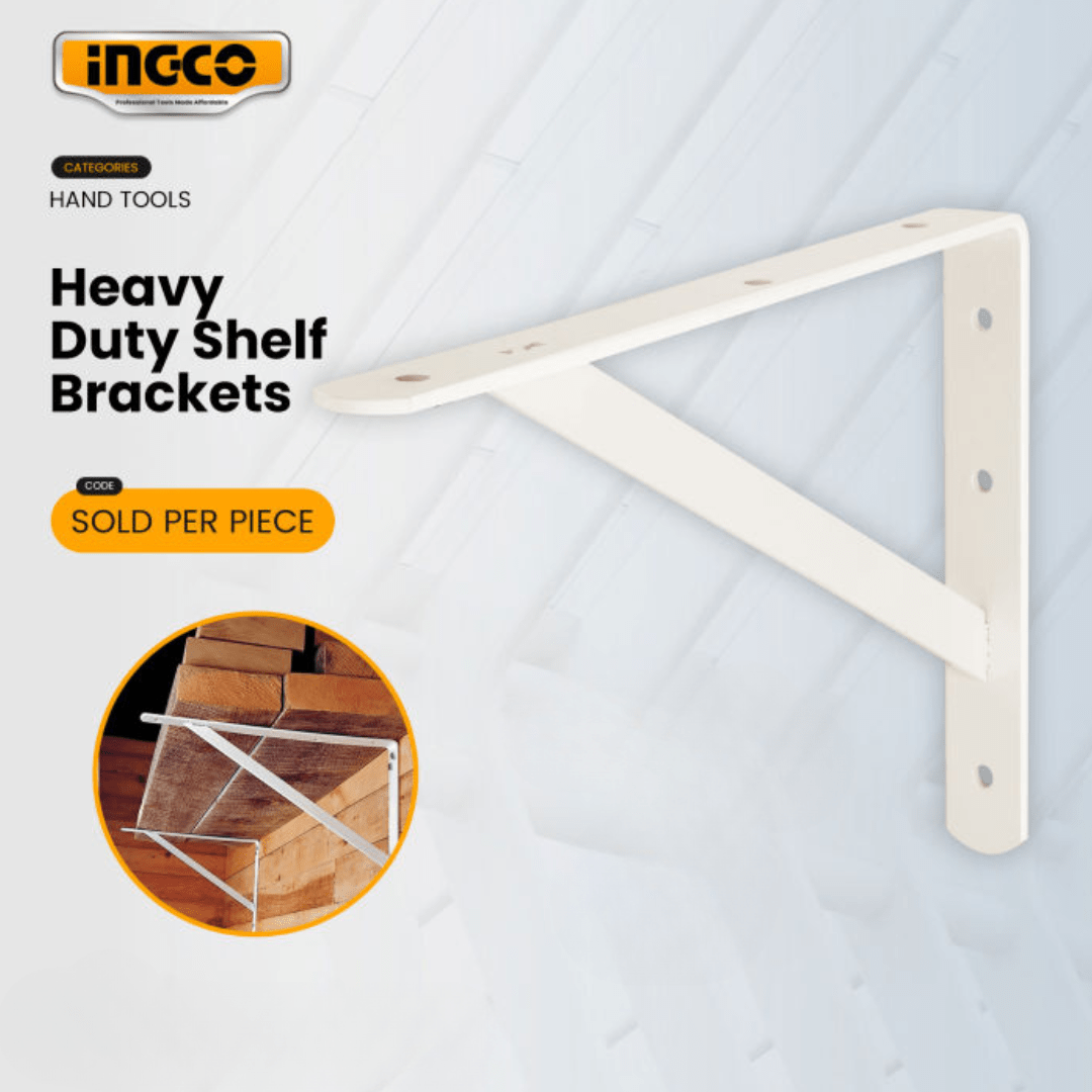 Ingco Brackets & Braces Ingco 8"x 12" Heavy Duty Shelf Bracket - IHDSB0812