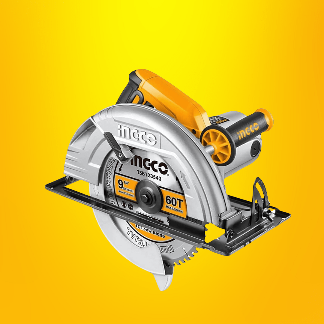 Ingco Circular Saw Ingco 9" Circular Saw 2200W with Adjustable Depth & Bevel Cutting - CS2358
