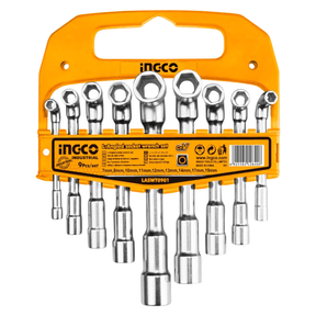 Ingco Wrenches Ingco 9-Piece L-Angled Socket Wrench Set – LASWT0901