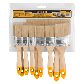 Ingco Paint Tools & Equipment Ingco 9-Piece Paint Brush Set for Oil-Based Paint – CHPTB0114091
