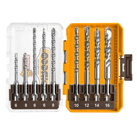 Ingco Drill Ingco 9 Pieces SDS Plus Hammer Drill Bit Set - AKDL30906