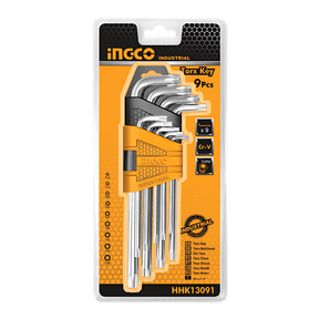 Ingco Sockets & Hex Keys Ingco 9 Pieces Torx Key Set - HHK13091