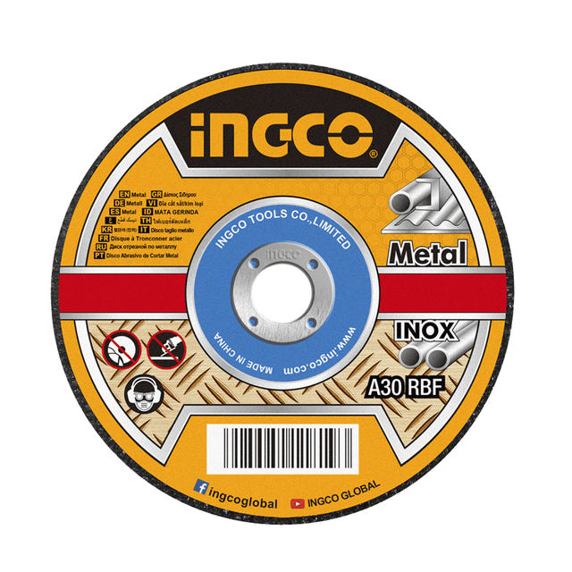 Ingco Grinding & Cutting Wheels Ingco Abrasive Metal Cutting Disc 115mm X 1.2mm (25pcs) - MCD1211525