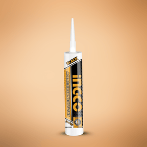 Ingco Caulk & Sealants Ingco Acetic Silicone Sealant – White, Black & Transparent – 300ml