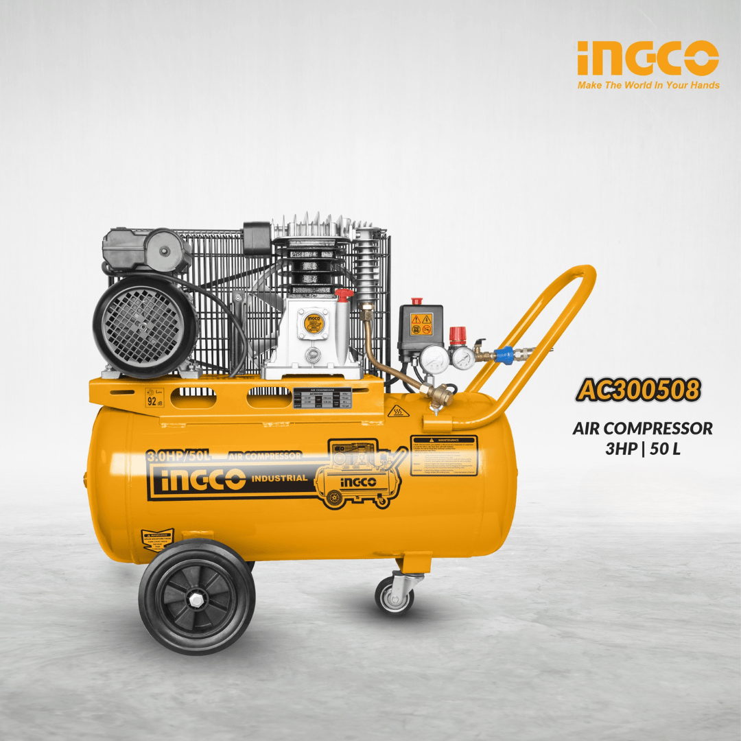 Ingco Compressor & Air Tool Accessories Ingco Air Compressor 3.0HP 50L - AC300508