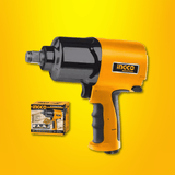 Ingco Impact Wrench & Driver Ingco ¾” Air Impact Wrench 1355Nm Twin Hammer Mechanism - AIW341301