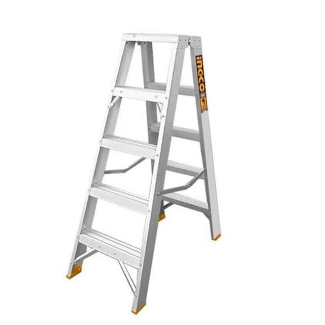 Ingco Ladder Ingco Aluminum Double Side Ladder 2x5 Steps - HLAD01051