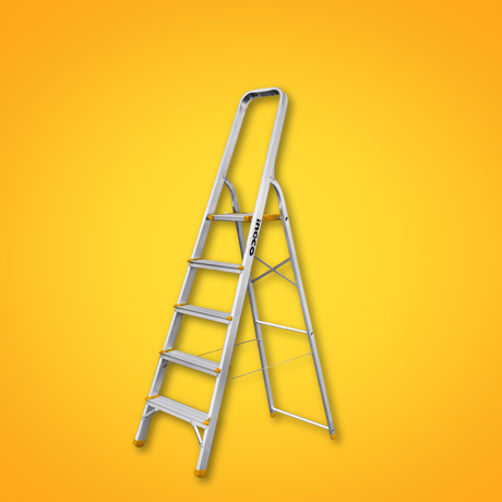 Ingco Ladder Ingco Aluminum Household Ladder 3 to 9 Steps - HLAD06 Series