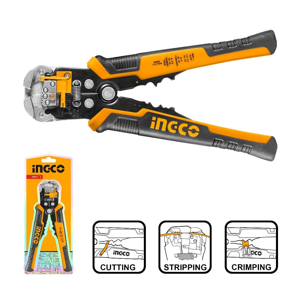 Ingco Hand Saws & Cutting Tools Ingco Automatic Wire Stripper - HWSP102418