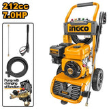 Ingco Pressure Washer Ingco Axial Pump Gasoline Pressure Washer 7.0HP 235Bar - GHPW2103