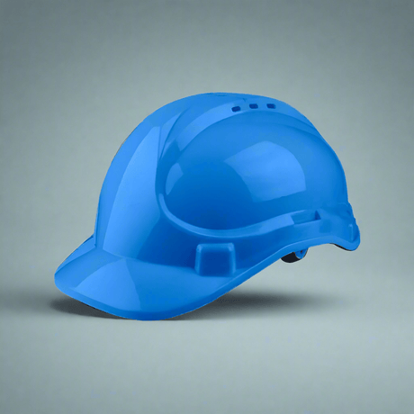 Ingco Safety Helmets Ingco Blue Safety Helmet with Fixed Chinstrap – HSH803