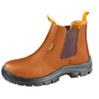 Ingco Boots & Footwear Ingco Brown Leather Safety Boot With Steel Toe Cap - SSH08SB