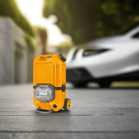 Ingco Pressure Washer Ingco Brushless Li-ion Cordless High Pressure Washer with 80 Bar Pressure & 15L Water Tank – CPWLI4006