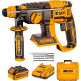 Ingco Drill Ingco Brushless Lithium-Ion Rotary Hammer 20V 4.0Ah - CRHLI202081