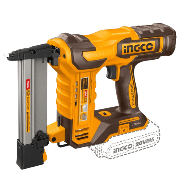 Ingco Nailer & Stapler Ingco Brushless Motor Cordless Brad Nailer - CCSNLI6005