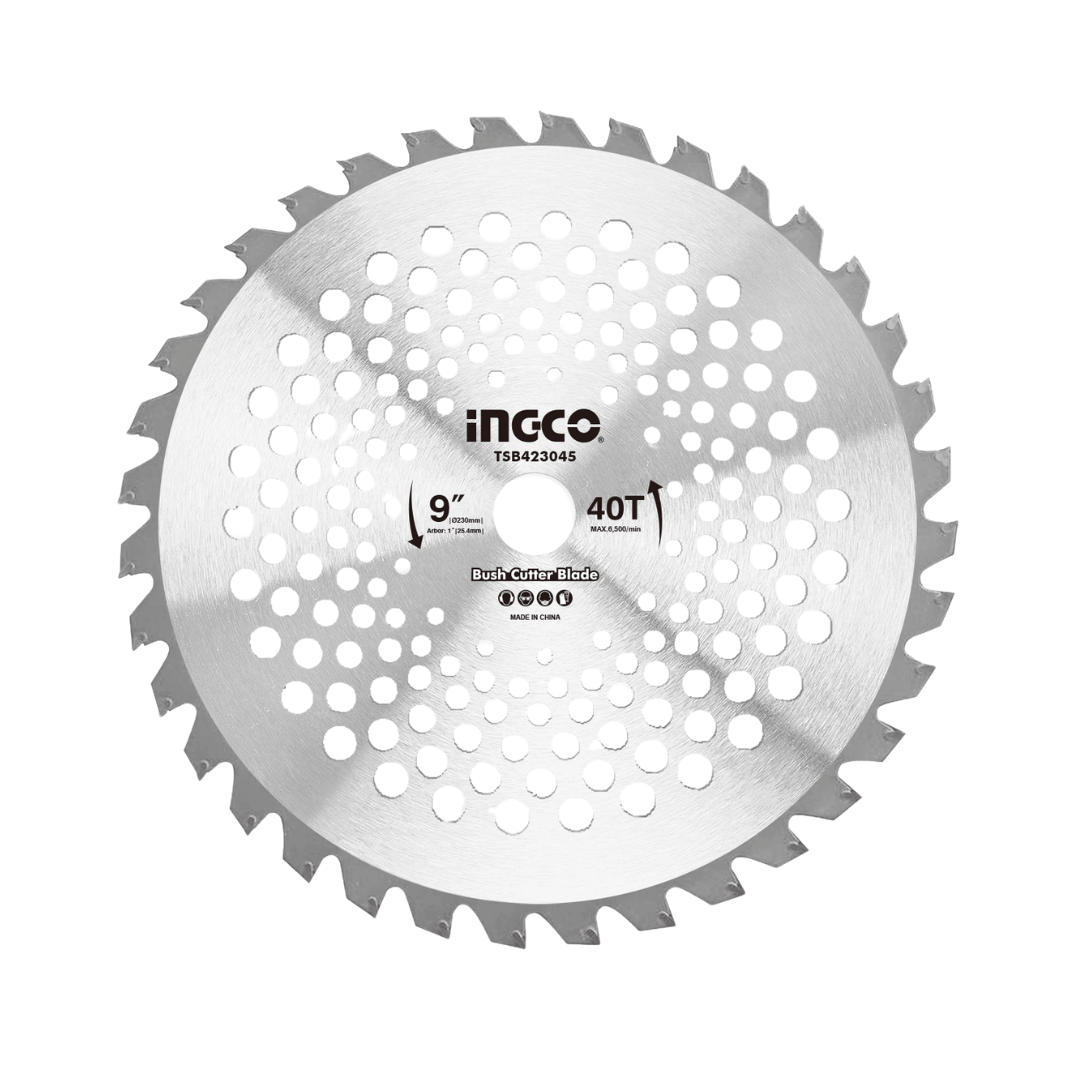 Ingco Trimmer Ingco Bush Cutter Blade 230mm with 40 Teeth – TSB423045