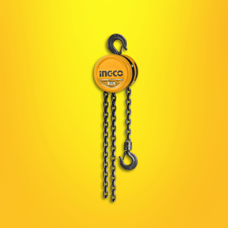 Ingco Hanging Tools Ingco Chain Block - 1 Ton to 5 Ton Lift Capacity