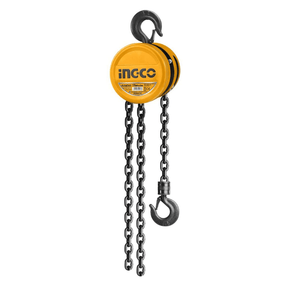 Ingco Hanging Tools Ingco Chain Block - 1 Ton to 5 Ton Lift Capacity