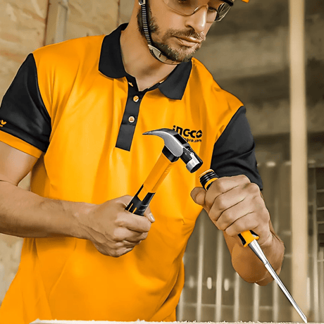 Ingco Hammers Mallets & Sledges Ingco Claw Hammer 450g with Fiberglass Handle - HCH81016