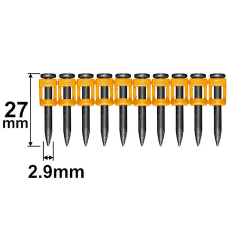 Ingco Fasteners Ingco Continuous Firing Nails 1000 Pieces  - ANA02271