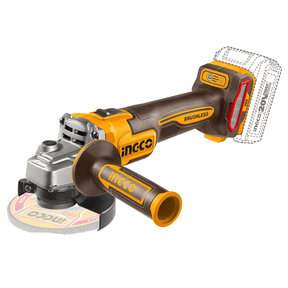 Ingco Grinder Ingco Cordless 20V Lithium-ion Angle Grinder 3 Speed Brushless 115mm 900W Kit-  CAGLI261522