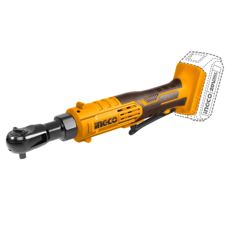 Ingco Screwdrivers Ingco Cordless Drive Ratchet With 3 Pieces Socket Set - CDRLI2060151