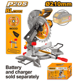 Ingco Bench & Stationary Tool Ingco Cordless Lithium-Ion Mitre Saw 210mm (8-1/4") Without Battery And Charger -  CMSLI2021