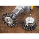 Ingco Wire Wheels & Brushes Ingco Cup Brush Twisted Wire with Nut 3" & 4" - WB20751 & WB21001