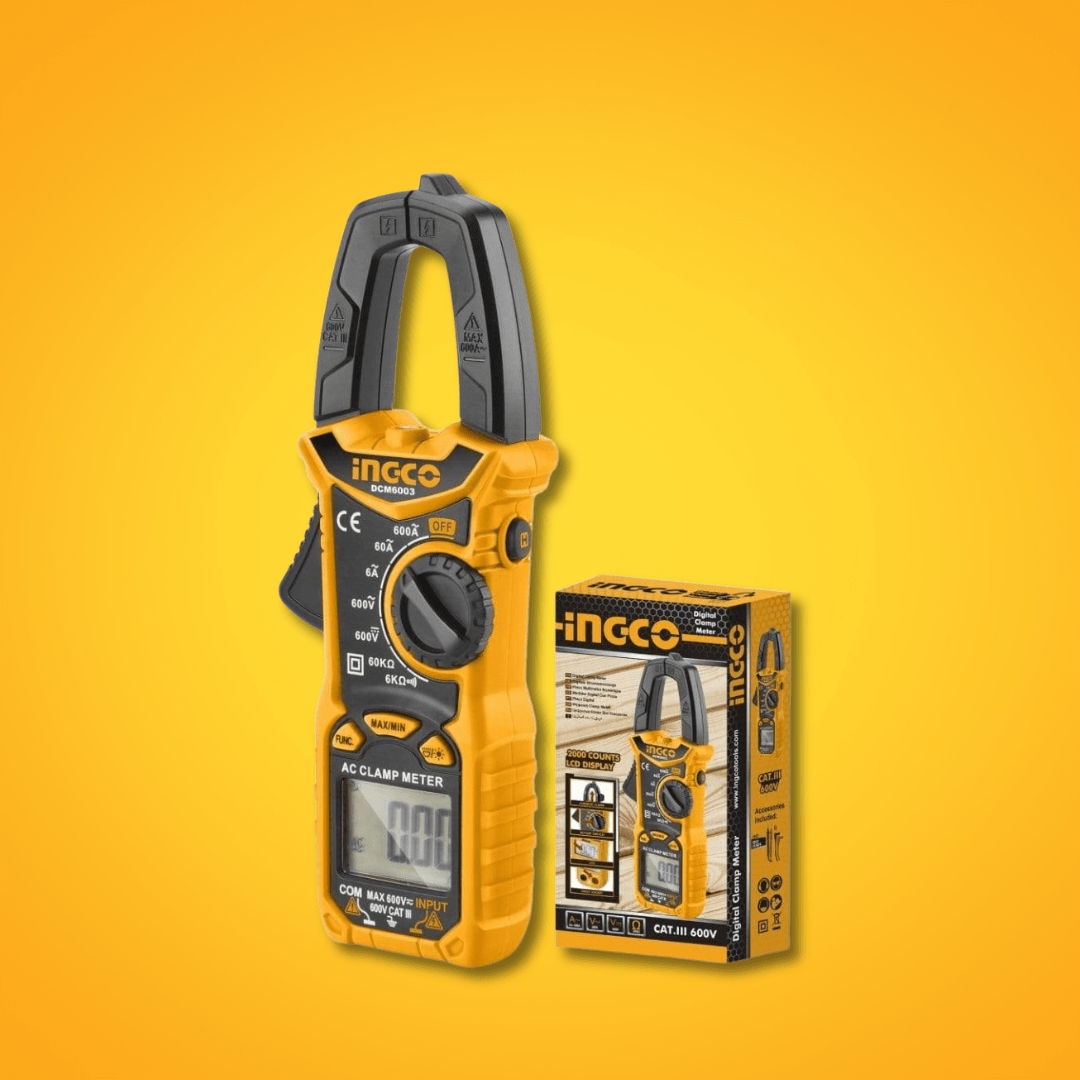Ingco Digital Meter Ingco Digital AC Clamp Meter 6000 Counts – DCM6003