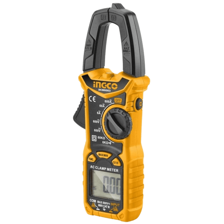 Ingco Digital Meter Ingco Digital AC Clamp Meter 6000 Counts – DCM6003