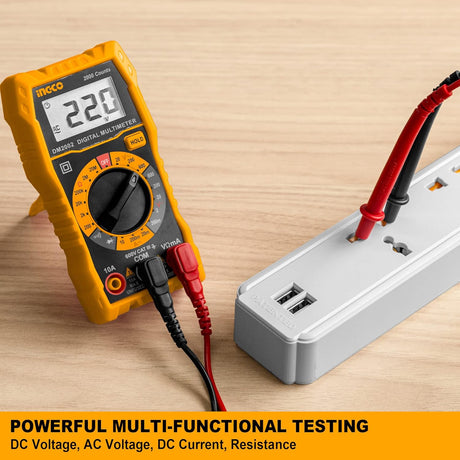 Ingco Digital Meter Ingco Digital Electric Multimeter 600 Volts - DM2002