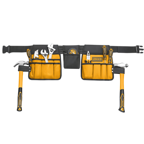 Ingco Tool Boxes Bags & Belts Ingco Double Tool Pouch - HTBP02031