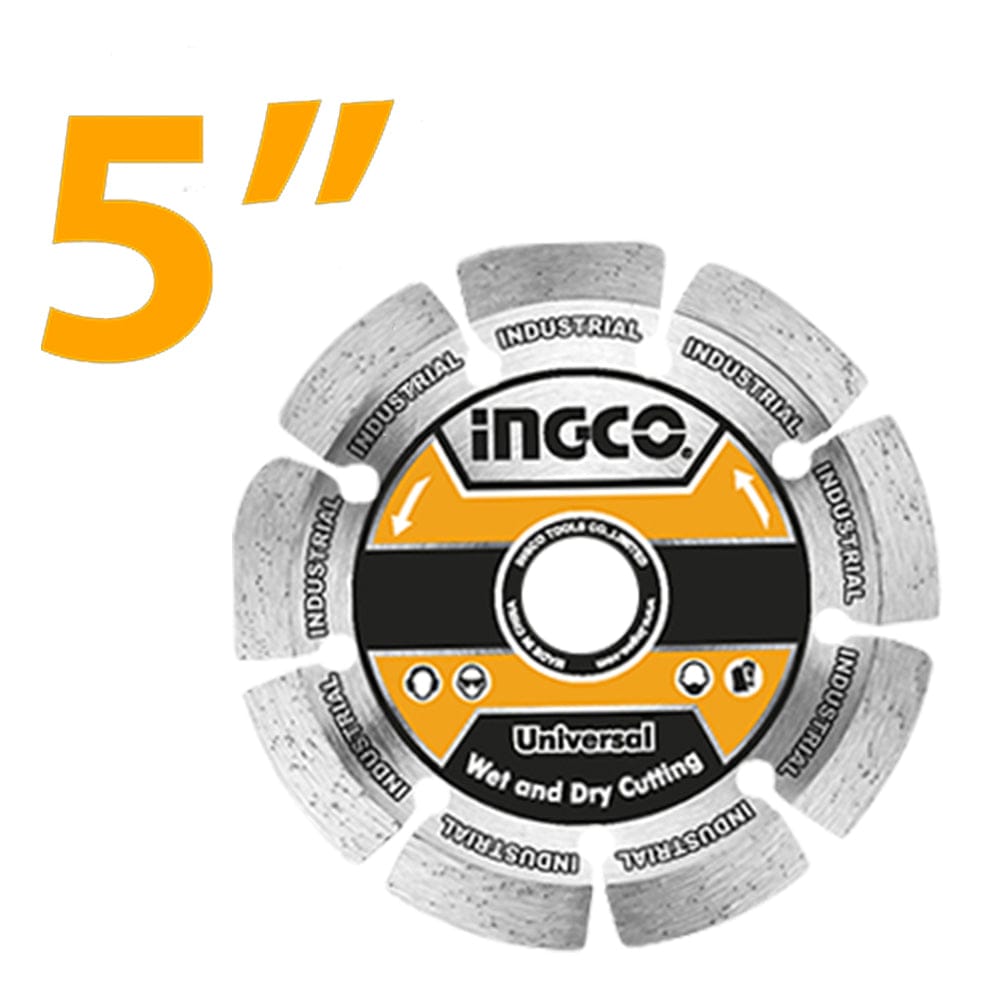 Ingco Grinding & Cutting Wheels Ingco Dry Diamond Disc 5" / 125 x 22.2mm - DMD011254