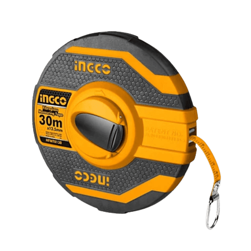 Ingco Tape Measure Ingco Fiberglass Measuring Tape 30m x 12.5mm - HFMT8330