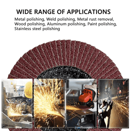 Ingco Grinding & Cutting Wheels Ingco Flap disc 115mm x 22mm - Multiple Grits