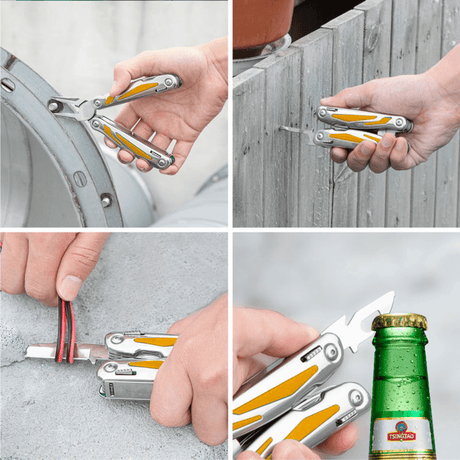 Ingco Multi Tools & Knives Ingco Foldable 15 Multi-Function Tool with Stainless Steel Handle – HFMFT0115