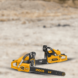 Ingco Chainsaw Ingco Gasoline Chainsaw | 18" & 24" | 2-Stroke Motor - GCS45185 & GCS62241
