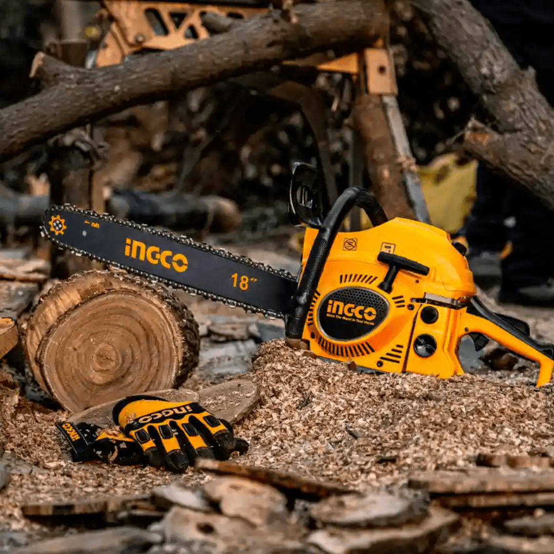 Ingco Chainsaw Ingco Gasoline Chainsaw 18" & 24" – GCS5451811 / GCS5602411