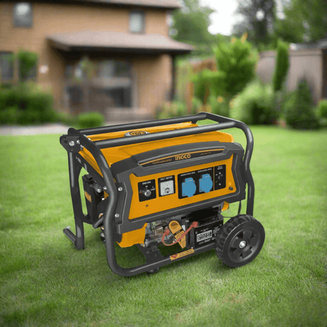 Ingco Generator Ingco Gasoline Generator 3.5KW with Electric Start & 15L Fuel Tank – GE35006ES