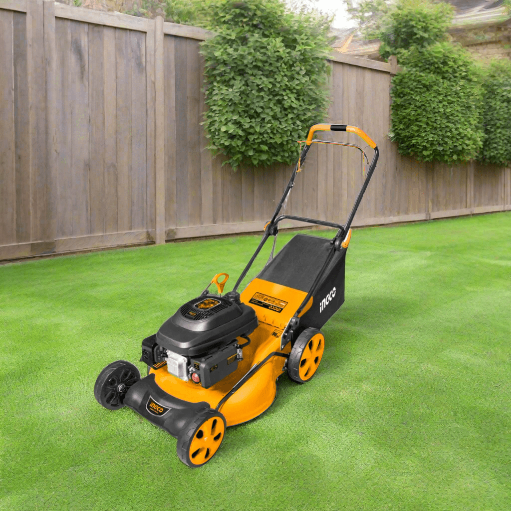 Ingco Lawn Mower Ingco Gasoline Lawn Mower 4HP 3.0kW with 50L Grass Collection Bag - GLM141181