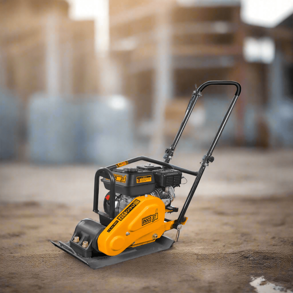 Ingco Construction Equipment Ingco Gasoline Plate Compactor 4.8 KW (6.5HP) 60Kg - GCP060-2