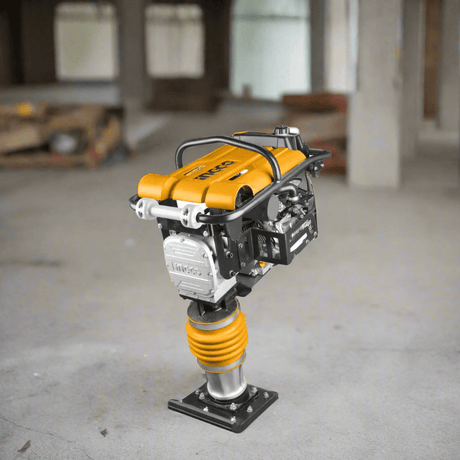Ingco Construction Equipment Ingco Gasoline Tamping Rammer 6.5HP 10kN Impact Force - GRT75-2