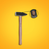 Ingco Hammers Mallets & Sledges Ingco Hardwood Handle Machinist Hammer 300g - HMH040300