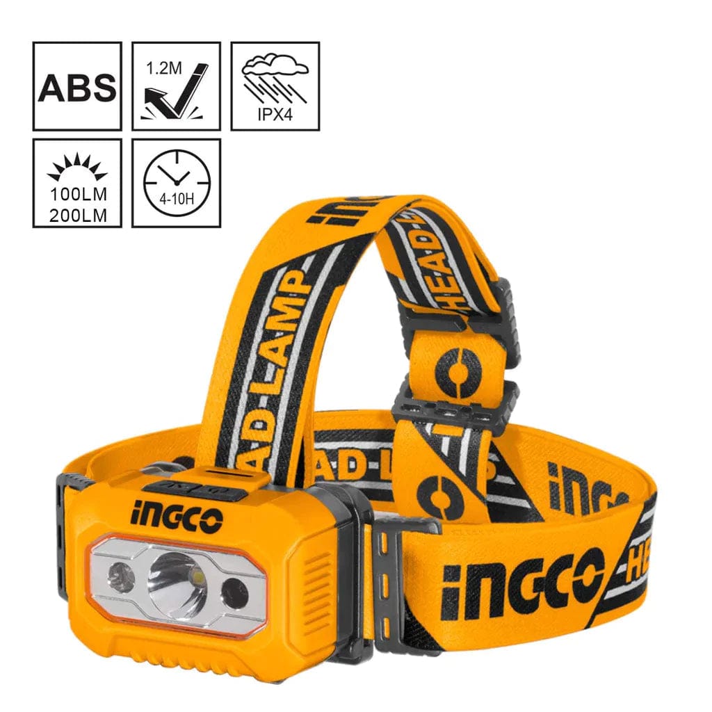 Ingco Specialty Safety Equipment Ingco Headlamp - HHL013AAA8