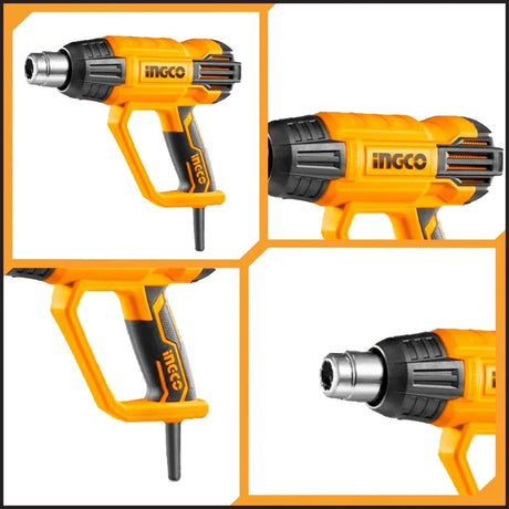 Ingco Heat Gun Ingco Heat Gun 2000W With LCD Display Tool Set  - HG200028-1