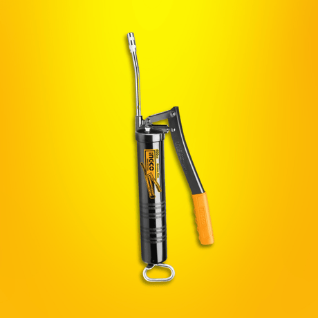 Ingco Caulking Gun Ingco Heavy-Duty Grease Gun 400CC with High-Pressure Hose – GRG015001