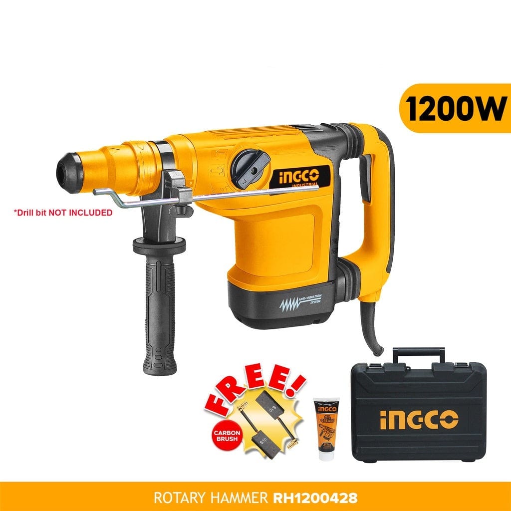 Ingco Drill Ingco Heavy Duty Rotary Hammer Drill with SDS Max 1200W - RH1200428