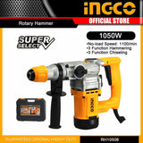 Ingco Drill Ingco Heavy Duty Rotary Hammer Drill with SDS plus 1050W - RH10506